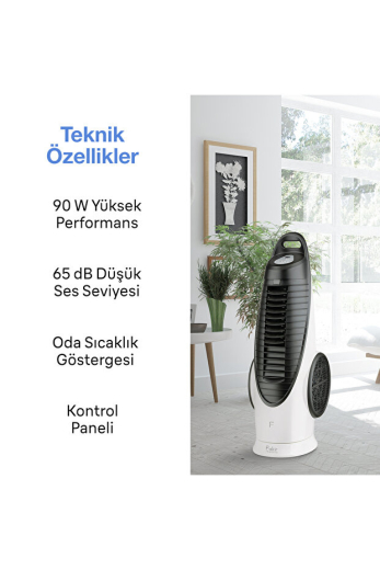 Fakir Prestige TVL 90 S Uzaktan Kumandalı Kule Tipi Vantilatör - 4