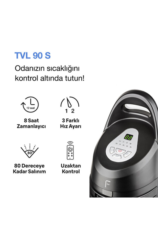 Fakir Prestige TVL 90 S Uzaktan Kumandalı Kule Tipi Vantilatör - 5