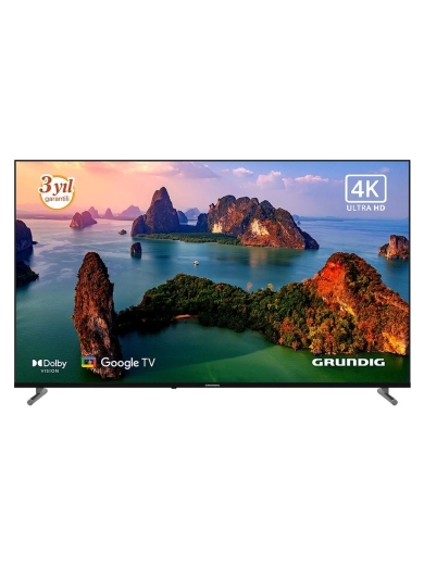 Grundig 65GKU750 65' 164 cm 4K UHD Google Smart TV Uydu Alıcılı