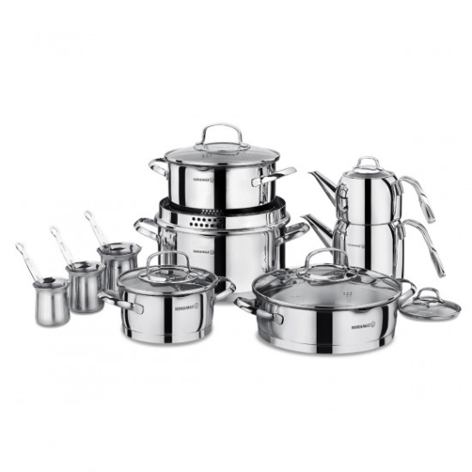Korkmaz A1702 Steama 15 Parça Hiper Set