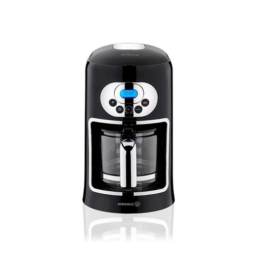 Korkmaz - Korkmaz A866 Drippa Lcd Li Filtre Kahve Makinesi Siyah Korkmaz - Korkmaz A866 Drippa Lcd Li Filtre Kahve Makinesi Siyah