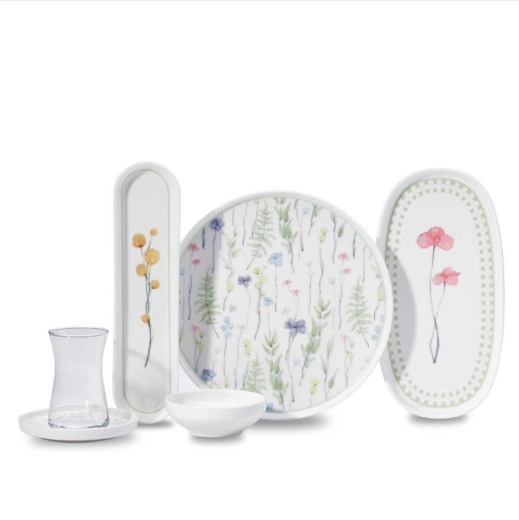 Korkmaz A8688-1 Luna Coll 25 P. Kahvaltı Takımı