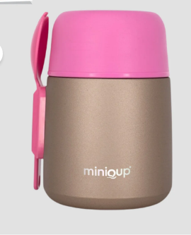 MiniQup Q4-500-MM MealMate 500ml Yemek Termosu Mocca Mouse 700154 - 1