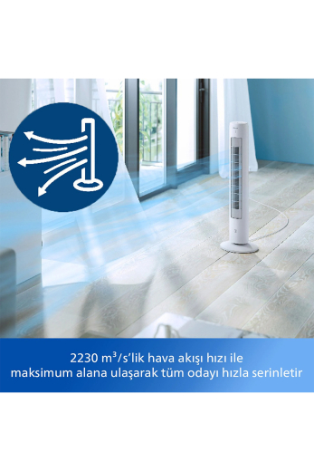 Philips 5000 Serisi CX5535/00 Kule Tipi Fanlı Vantilatör - 3