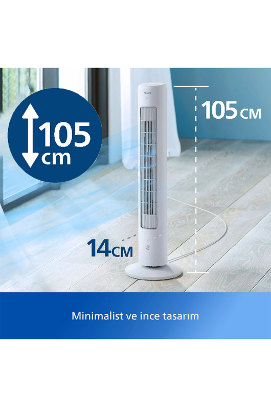 Philips 5000 Serisi CX5535/00 Kule Tipi Fanlı Vantilatör - 7