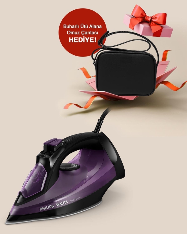 Philips 6702560 Dst5030/80 Azur Buharlı Ütü+ Çanta - 1
