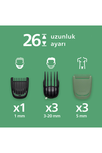 Philips 7000 Series MG7935/15 15in1 Islak Kuru Erkek Bakım Seti - 5