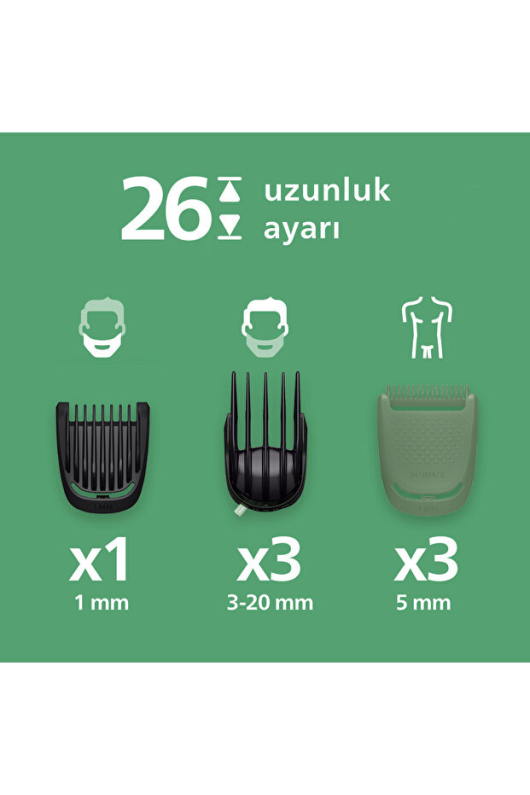 Philips 7000 Series MG7935/15 15in1 Islak Kuru Erkek Bakım Seti - 5
