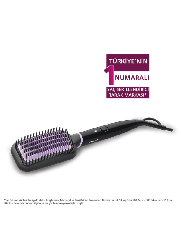 Philips BHH880/00 Isıtmalı Saç Düzleştirici Fırça - 1