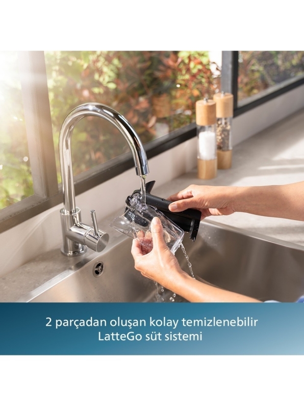 Philips BXA0103/00 EP4446/70 LatteGo Tam Otomatik Espresso Makinesi DST7510/80 Ütü Bundle Set - 9