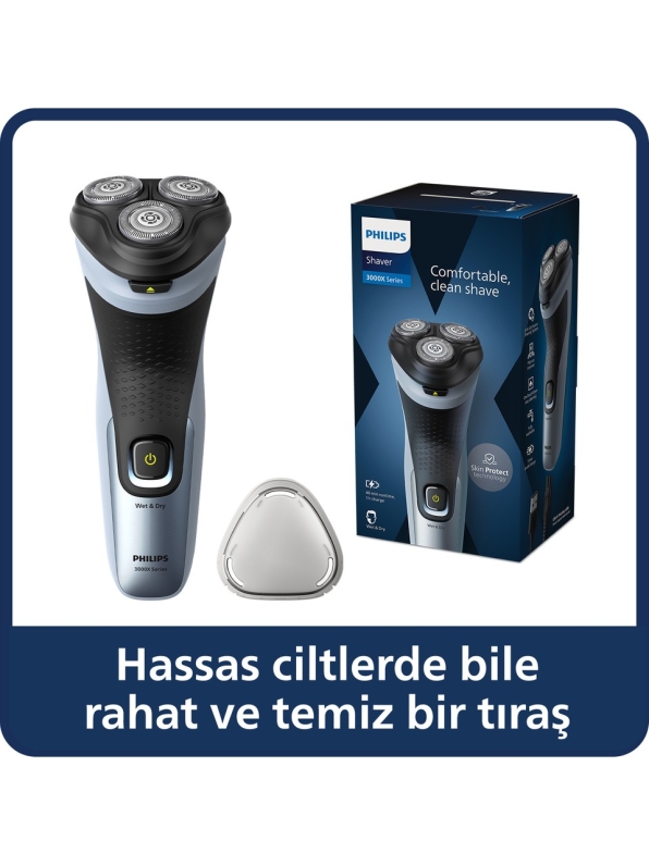 Philips X3063/00 Islak Kuru Tıraş Makinesi - 1