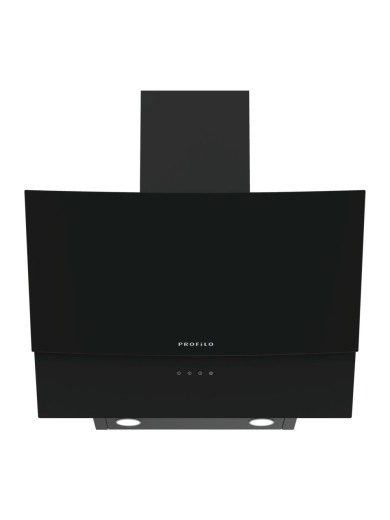 Profilo Dve6G560 Yatay Camlı Siyah Ankastre Davlumbaz