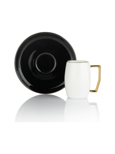 Schafer Flott 6'lı Kahve Fincan Takımı 12 Prç. Sıy01