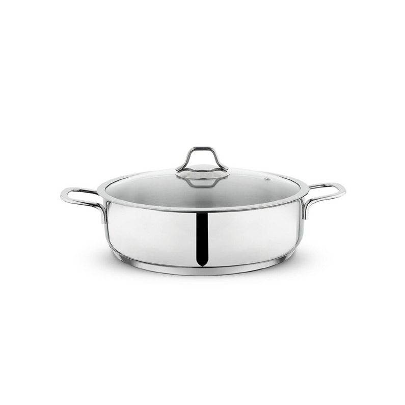 Schafer Held Çelik Basık Tencere 26 Cm Inox