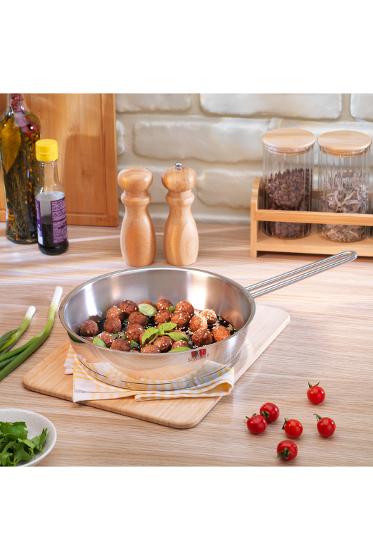 Schafer Held Çelik Tava 24 Cm -1 Prç.-Inox - 1