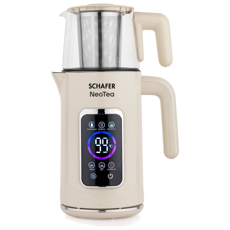Schafer NeoTea Dijital Çay Makinesi-Krem - 2