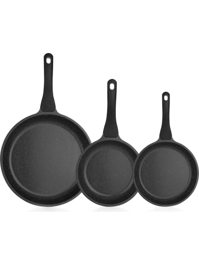 Schafer Stark Döküm Tava Seti 3 Parça Gri