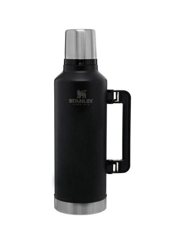 Stanley 10-07935-045 The Legendary Classic Bottle 2.3L / 2.5QT Termos Matte Black Pebble - 1