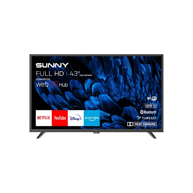 Sunny SN43DAL540C 43 inç 110 Ekran Full HD Uydu Alıcılı WebOS Smart LED TV