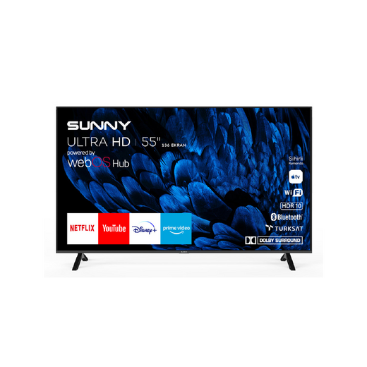 Sunny SN55FMN252-0276 55 inç Uydu Alıcılı 4K Ultra HD WebOS Smart LED TV - Thumbnail