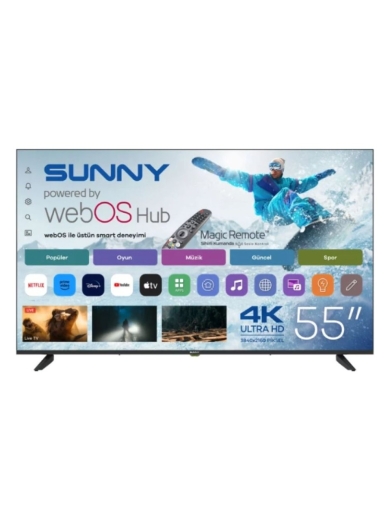 Sunny SN75QLEDM-W02M 75" 190 Ekran Uydu Alıcılı 4K Ultra HD WebOS Smart LED Televizyon