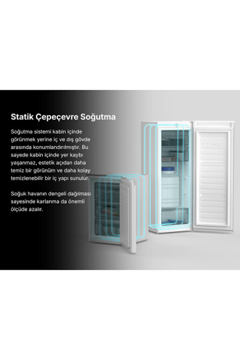 Tecna TDE 6210 210 LT 6 Çekmece Statik Derin Dondurucu E Sınıfı - 6